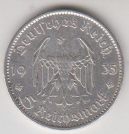 5 Reichsmark 1935 Argento - Chiesa Di Potsdam - - 5 Reichsmark