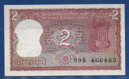 INDIA - P. 53Ae – 2 Rupees ND, UNC-,  Serie 99B 466483 - Plate Letter B Signature: Venkitaramanan (1990-1992) - India