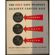 Cancer Surgery X-Rays Radium Anthony Velonis Américain New York 1938 (Photo) - Gegenstände