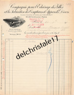 75 1438 PARIS SEINE 1911 Éclairage Des Villes Fabrication Compteurs & Appareils J. DECOULEUR Rue Lourmel à HAUSSY BADET - Electricité & Gaz