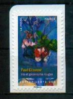 France 2015 - Paul Cézanne, "Iris Et Géranium Rouge", Musée D'Orsay / "Iris And Red Geranium", Orsay Museum - MNH - Impressionisme