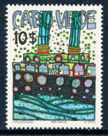 Cabo Verde - 1982 - Hundertwasser - Black Hull - MNH - Cape Verde