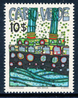 Cabo Verde - 1982 - Hundertwasser - Black Hull - MNH - Cap Vert