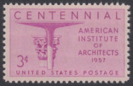 !a! USA Sc# 1089 MNH SINGLE (a2) - Architects Institue - Unused Stamps