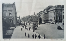 Berlin, Unter Den Linden, Autos, 1927 - Sonstige & Ohne Zuordnung