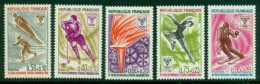 FRANCE 1968 Mi 1610-14** Olympic Winter Games, Grenoble [B233] - Inverno1968: Grenoble