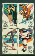 USA 1984 Mi 1671-74 Block Of Four** Olympic Winter Games, Sarajevo [B253] - Inverno1984: Sarajevo