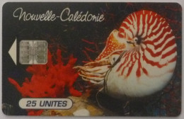 ANIMAL MARIN - NAUTILE / Nautilus Macromphalus - Aquarium Nouméa - Télécarte Nouvelle Calédonie 25 Utilisée - Pesci