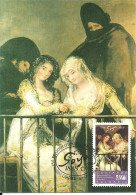 Carte Maximum - Bulgarie - Bulgaria - Francisco De Goya - Maja's On A Balcony - Las Majas En El Balcon - Brieven En Documenten