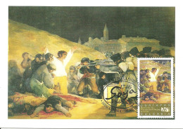 Carte Maximum - Bulgarie - Bulgaria - Francisco De Goya - The Third Of May - Los Fusilamientos Del Tres De Mayo - Cartas & Documentos