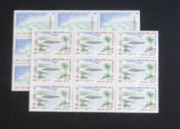 COMORES - 1960 - N°YT. 17 à 18 - Radiodiffusion - Blocs De 9 - Neuf Luxe ** / MNH - Unused Stamps