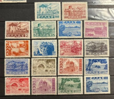 GREECE 1942, LANDSCAPES, MNH/MH - Unused Stamps