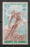 COMORES - 1968 - Poste Aérienne PA N°YT. 22 - Grenoble / Olympics - Neuf Luxe ** / MNH / Postfrisch - Winter 1968: Grenoble