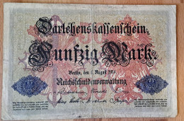 Germany  ALLEMAGNE - 50 Mark - 05.08.1914 - 50 Mark