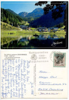 Austria 1998 Postcard Zauchensee - Scenic View; Altenmarkt Im Pongau Cancel; 6.50s Dragon Of Klagenfurt Stamp - Altenmarkt Im Pongau