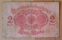 (!) Germany  Allemagne, 2 Mark, 1914, 1914-08-12 - 2 Mark