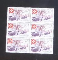 AOF - 1957 - N°YT. 63 - Ordre De Malte - Bloc De 6 - Neuf Luxe ** / MNH - Ongebruikt