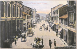 C. P. A. Color : Malaysia : Beach Street, "Hunlee & Cie", PENANG, Stamp In 1906 - Malaysia