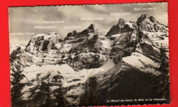 ZXM-13  Champéry Massif Des Dents Du Midi Dériaz 7319b  Circulé 1940 - Champéry