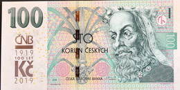 Czech Republic 100 Korun, P-New (2019) - UNC - Tchéquie