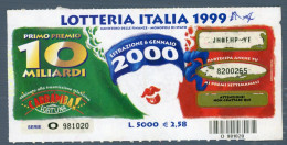 °°° Biglietto N. 5628 - Lotteria Nazionale °°° - Biglietti Della Lotteria