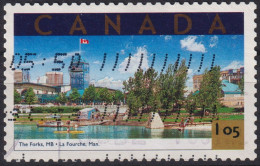 2001 Kanada ° Mi:CA 1985, Sn:CA 1904a, Yt:CA 1868, The Forks, Manitoba, Tourist Attractions (1st Series) - Usados