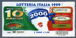 °°° Biglietto N. 5629 - Lotteria Nazionale °°° - Biglietti Della Lotteria