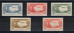 Senegal - YV PA 13 à 17 N** MNH Luxe Complete , Cote 8 Euros - Luchtpost