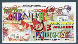 °°° Biglietto N. 5632 - Lotteria Nazionale °°° - Biglietti Della Lotteria