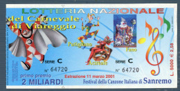 °°° Biglietto N. 5634 - Lotteria Nazionale °°° - Biglietti Della Lotteria