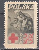 Poland 1947 - Red Cross - Mi 471 - MNH (**) - Unused Stamps