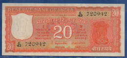 INDIA - P. 61b – 20 Rupees ND, UNC-,  Serie C43 720942 - Blank Space Under Signature - S. Jagannathan (1970) - India