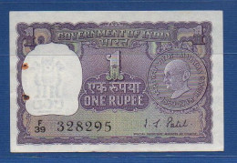 INDIA - P. 66 – 1 Rupee ND, AUNC-,  Serie F39 328 295 - Centennial Of Birth Of Mahatma Gandhi (1869-1969) - Indien