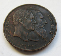 Belgie 5 Francs 1880 Module Independence  Zwarte Patina ! - 5 Frank