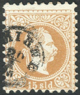 Austria, 1867, Levant, 15 So, SMIRNE, Finger Postmark - Gebraucht