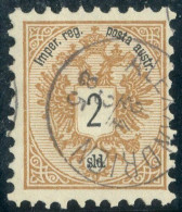 Austria, 1883, Levant, 2 Soldi Value, With Beautiful Strike Of Alexandrien Pm - Gebraucht