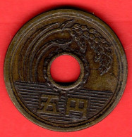 Giappone - Japan - Japon - 5 Yen - BB/VF - Come Da Foto - Japón