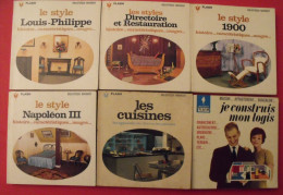 Lot De 6 Marabout Flash 1962-68. Le Style 1900 Directoire Restauration Louis-philippe Napoléon III Cuisines Logis - Wholesale, Bulk Lots