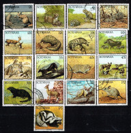 BOTSWANA / Oblitérés /Used / 1992 - Série Courante / Faune Sauvage  (série Incomplète -1) - Botswana (1966-...)