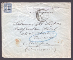 1923 Lettre Recommandée De Constantinople Pour Les USA Yv 34 - Cartas & Documentos