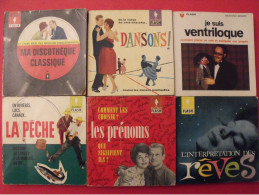 Lot De 6 Marabout Flash 1959-71. Interprétation Des Rêves Prénoms Pêche Ventriloque Dansons Discothèque Classique - Bücherpakete