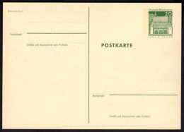 Bund Ganzsache P 92 20 Pfg. Bauwerke Torhalle Lorsch Hessen Ungebraucht - Postkaarten - Gebruikt