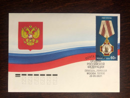RUSSIA  FDC COVER 2021 YEAR MEDICAL ORDEN PIROGOV HEALTH MEDICINE STAMPS - Lettres & Documents