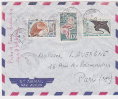 COTE DES SOMALIS - LETTRE PAR AVION - Storia Postale