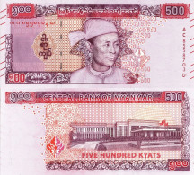 Myanmar / 500 Kyat / 2020 / P-85(a) / UNC - Myanmar