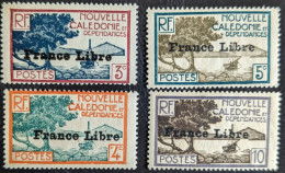 197 à 200  Surchargé France Libre Nouvelle Calédonie - Ungebraucht