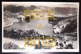 S. MIGUEL - Açores - LAGOA DAS SETE CIDADES - FOTO NOBREGA - Açores - Portugal (Circulado 1954) 2 Scans - Açores