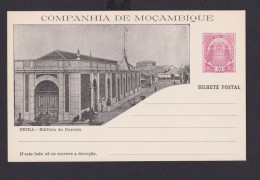 Mosambik Mozambique Afrika Portugal Kolonien Selt. Bild Ganzsache Companhia De - Lettres & Documents