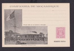 Mosambik Mocambique 10 Reis Africa Portugal Colonies Postal Stationery Picture - Lettres & Documents