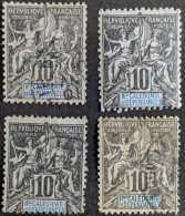 45 X4 Ex. Type Groupe Nouvelle Calédonie - Used Stamps